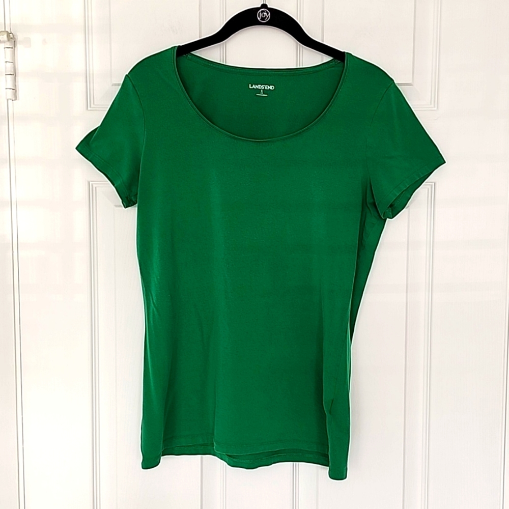 Set of 2 Land's End Greens Scoop neck Tees